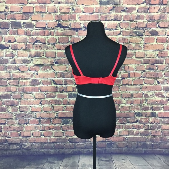 Lily of France Red Padded 36C Bra - Picture 3 of 3